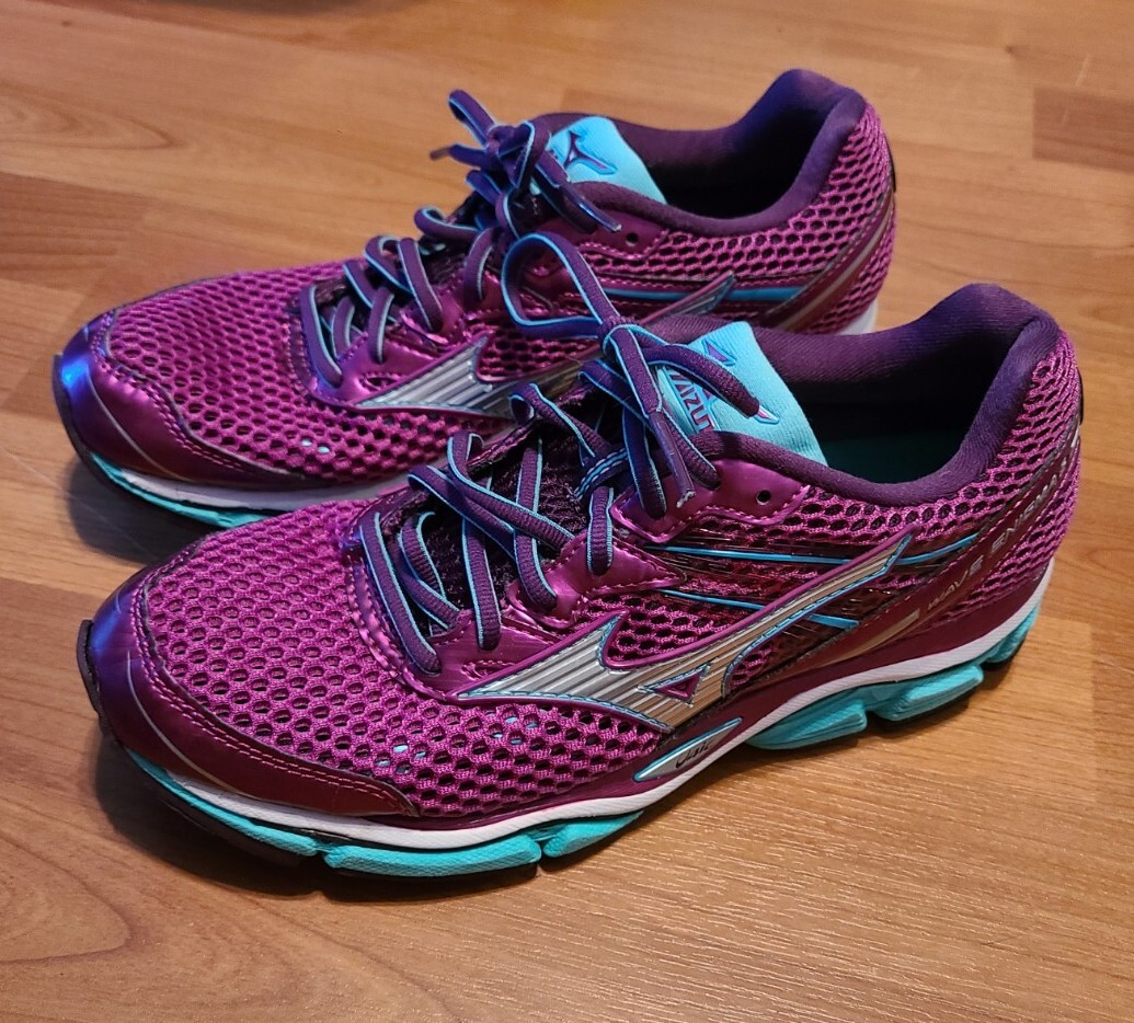 MIZUNO Wave Enigma 5 Womens Size 8 Purple/Turquoise Athletic Running Shoes  | eBay
