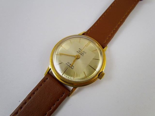 poljot de luxe automatic 29 jewels shockproof