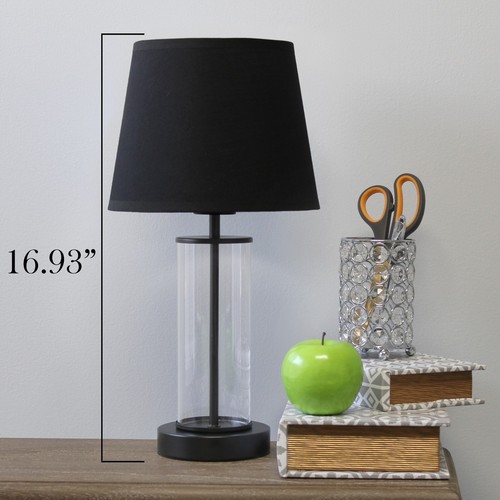 Simple Designs Encased Metal and Clear Glass Table Lamp - 第 5/44 張圖片