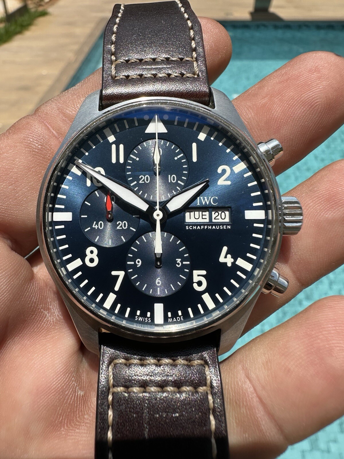 IWC Pilot's Watch Chronograph Edition Le Petit Prince Automatic IW3777-14 Papers