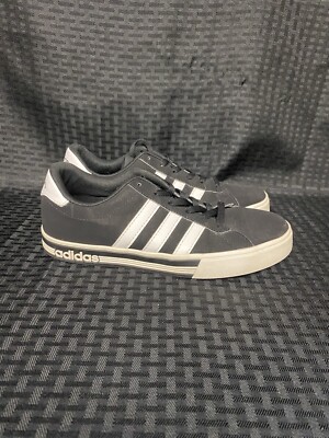 Adidas Daily Team Sneakers Men’s Size Black White Stripes AW4575 