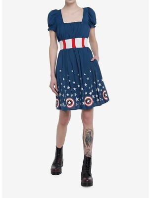 captain america retro dress Her Universe x Marvel Captain America 