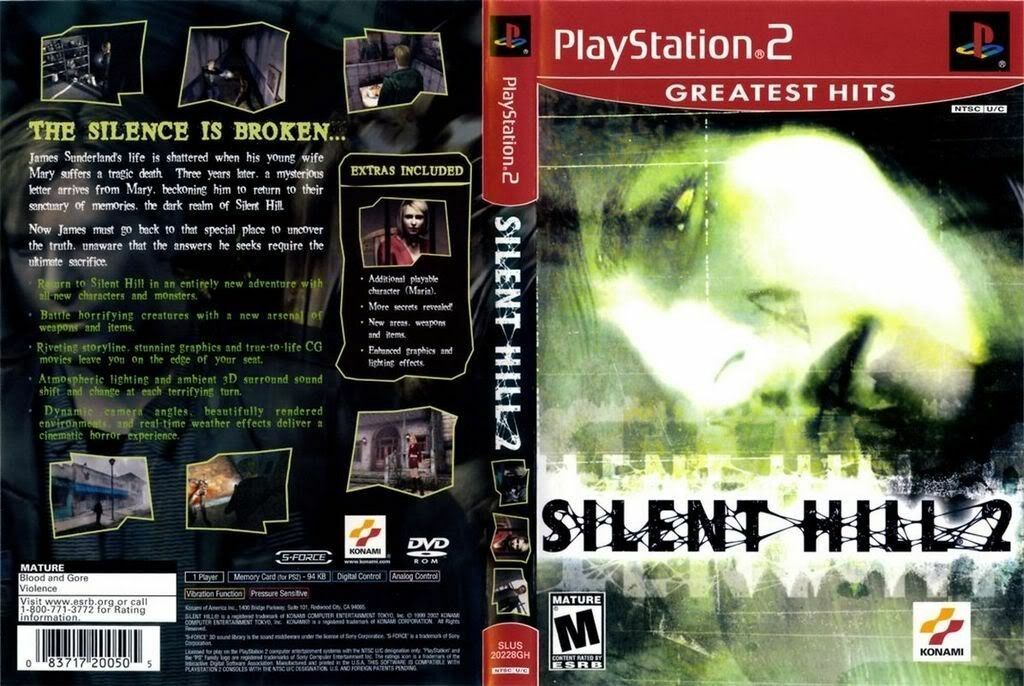 Silent Hill 2: Greatest Hits  Silent hill, Silent hill 2, Silent