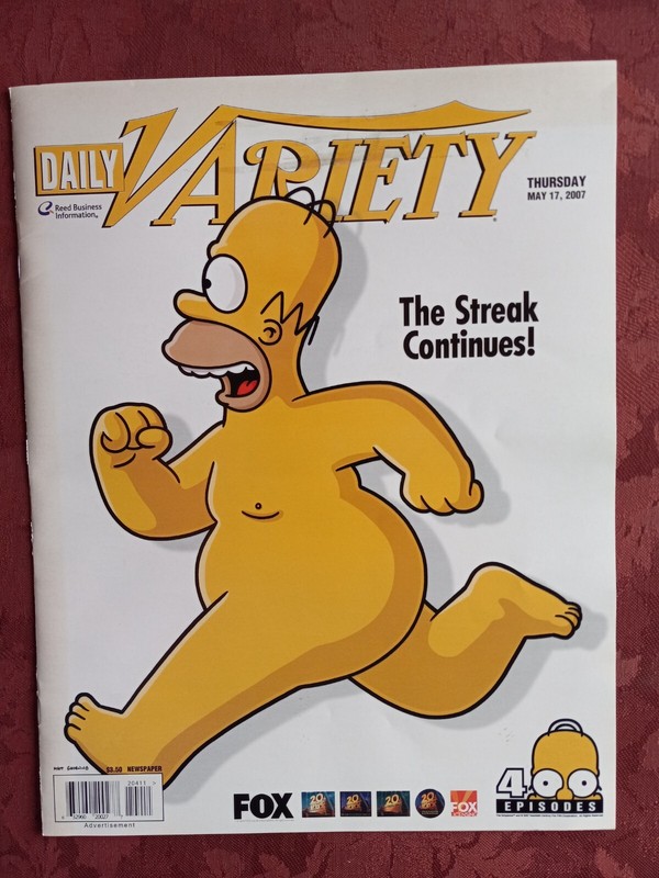 THE SIMPSONS- Variety Magazine 400th Episode Issue - May  17, 2007 - COMPLETE