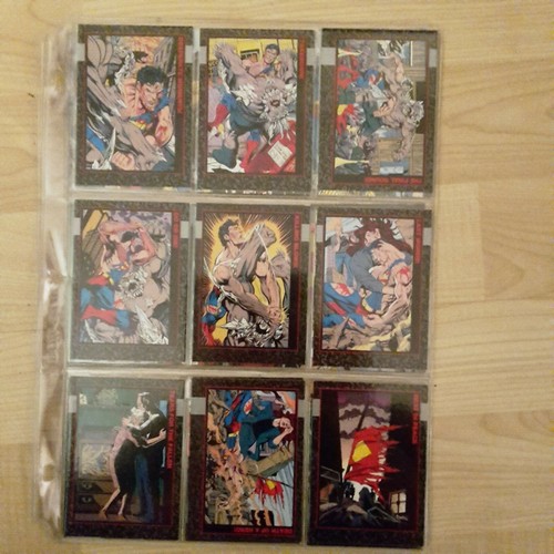 DEATH OF SUPERMAN, SKYBOX 1992, JUEGO COMPLETO + SIN ABRIR PRECIO COMPLETO. CARPETA DE EDICIÓN - Imagen 6 de 9