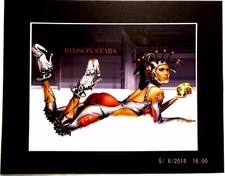 "FANTASY / FUTURISTIC ART"  ~ (11" X 14") ~  ** BLACK MATTING **  #102