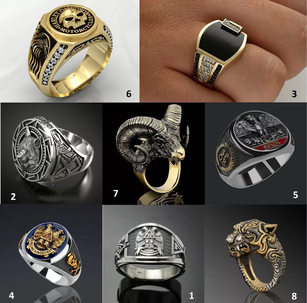 Mens Military Rings | Mens Army Rings | Balfour Military Rings