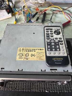 Pioneer Carrozzeria DVH-P077 CD DVD Car Audio Unit Tested Working