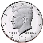 3x 2025 S SILVER PROOF KENNEDY HALF DOLLAR 50C