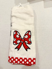 Disney Parks Exclusive Dish Towel Set of Two - Minnie Mouse Sweet NWT