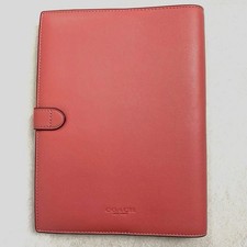 COACH Smooth Leather Notebook Cover