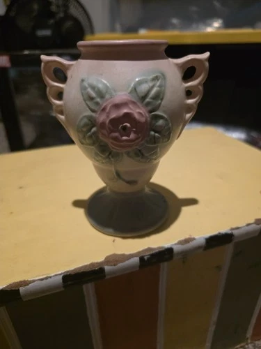Vintage HULL Pottery Floral Pattern Vase