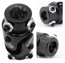 34 Dd X 34 Dd Black Powder Coated Universal Steering Shaft U Joint Coupler 34 Dd X 34 Dd Black Powder Coated Universal Steering Shaft U Joint Coupler