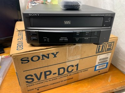 Sony SVP-DC1 Car & Truck VHS Video Cassette Tape Player DC 12 Volt W Remote NOS