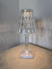 Kartell 'Big Battery'  BRAND NEW Battery Version Table Lamp - Crystal