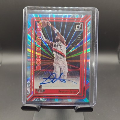 2023-24 Donruss International Blue Laser 8/8 #DA-DAP Deandre Ayton Auto