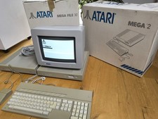 Atari Mega ST2 in OVP, neues Netzteil,TOS-Emulator,ACSI2STM, inkl. 15kHz TFT! 