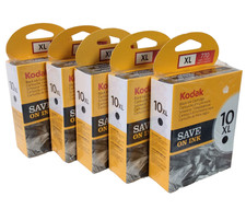 Image of Kodak Sealed 10 XL Black Ink Cartridge Sealed 5 Pack