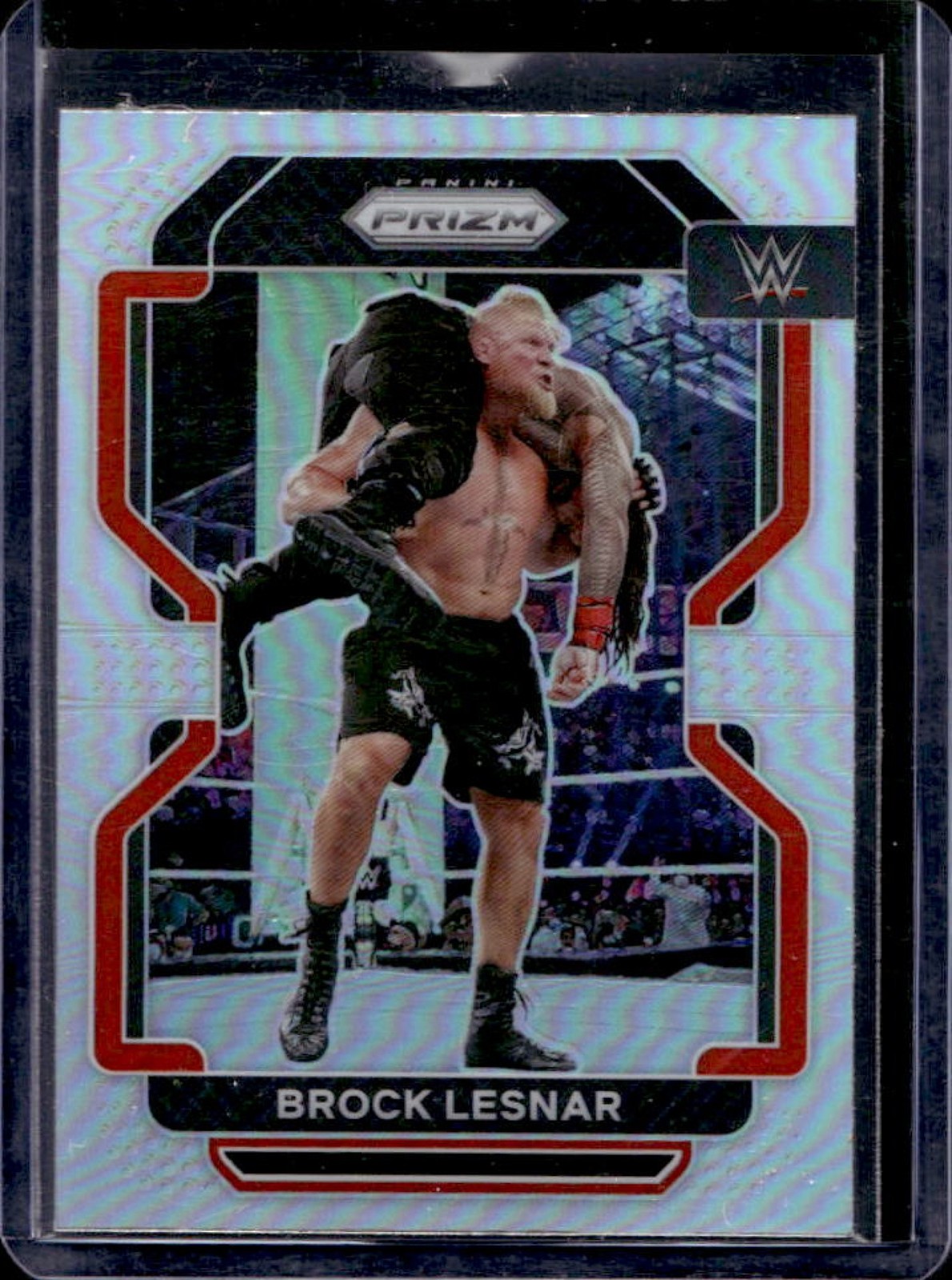 2022 Prizm WWE Brock Lesnar Silver #135