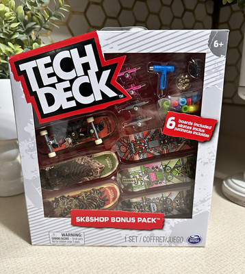 Tech Deck SK8Shop Bonus Pack Fingerboards Set w/ Element Decks, Age 6+