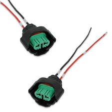 2 PCS H11 H8 881 Female Adapters Wiring Harness Sockets, Car Fog Light Wiring
