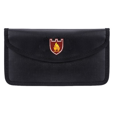 Water Resistant Safe Pouches Fireproof Bag Small Document Bag for Safe Storage