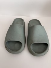 Sandalias Adidas Yeezy Slide para hombre talla 14 zapatos verde sal ID5480