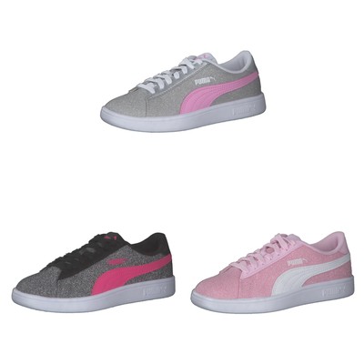 Puma Mädchen Sneaker Smash v2 Glitz Glam Jr 367377