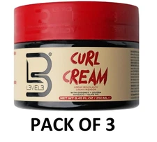 Level 3 Hydrating Curl Cream - With Coconut and Jojoba Oil,  250 ml - PACK OF 3