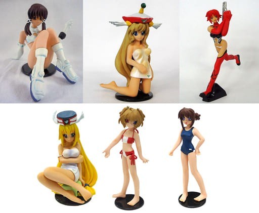 Seltenes SET 6 Figuren TOSHIBA GIRLS Gals RETRO GAMES Gashapon YUJIN Japan 7390₽