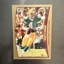 Topps Brett Favre NFL Trading Card Lot 9 Cards Packers Jets