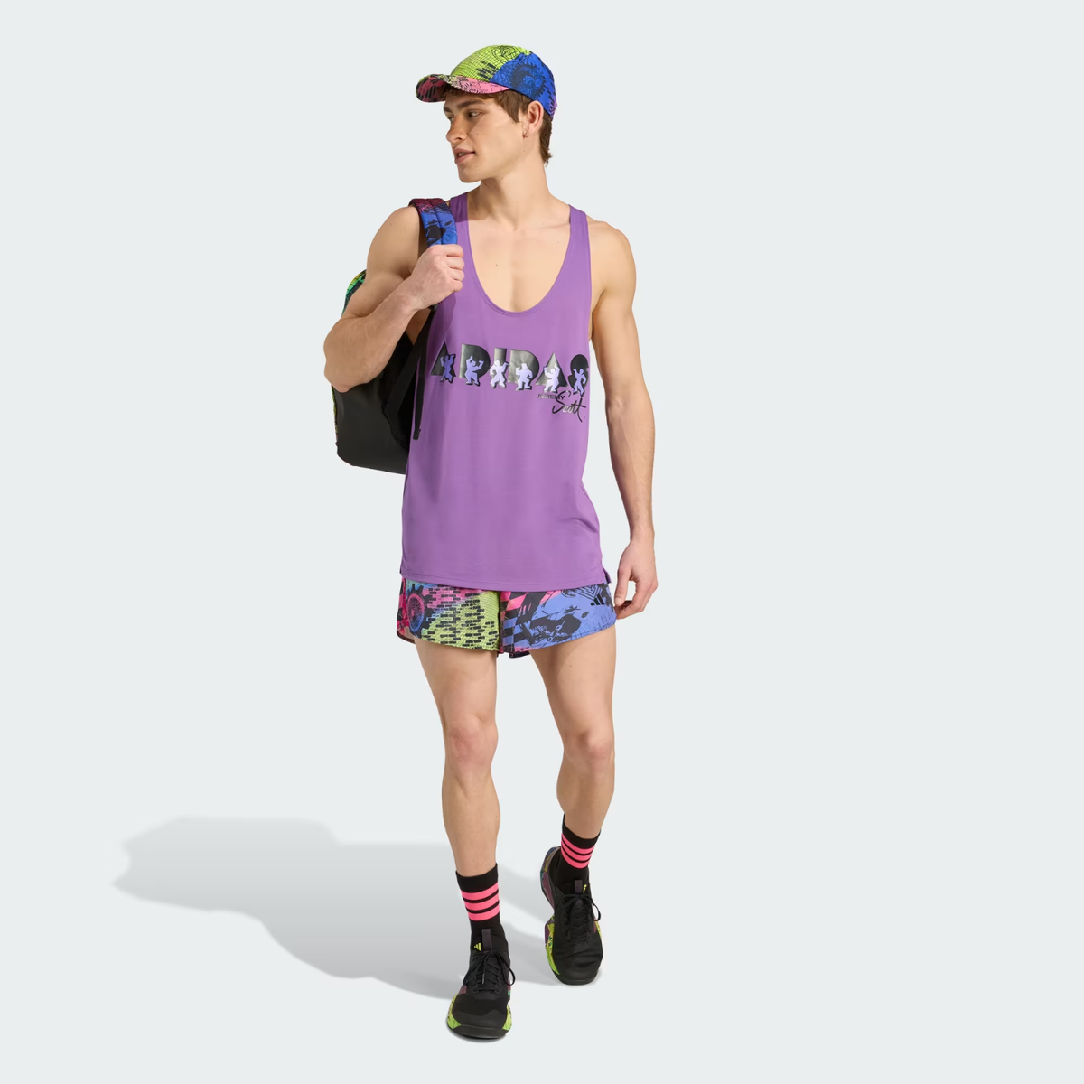 adidas x Jeremy Scott Purple Tank Top JL7622 Large $55 | eBay