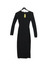 AsYou Bodycon Midi Dress UK8 in Black