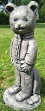 Rupert Bear Stone Garden Ornament Statue – Classic Character Garden Figure 28cm