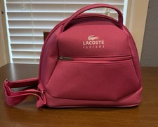 Lacoste Parfums Pink Canvas Tote With Adjustable Strap