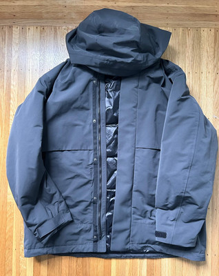 Uniqlo x Jil Sander +J Hybrid Down Oversized Parka Jacket Men's Size L Green