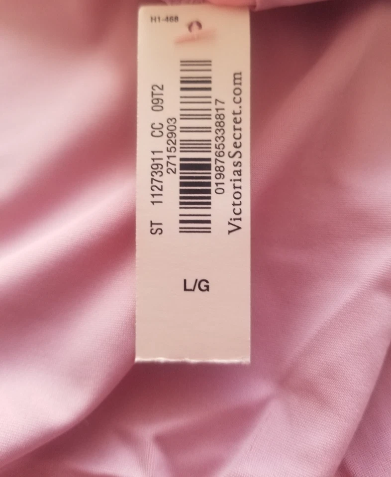 VICTORIA'S SECRET GRANDE NO SHOW CINTURA ALTA TANGA PANTY LILA ROSA NUEVO CON ETIQUETAS Foto 3 de 4