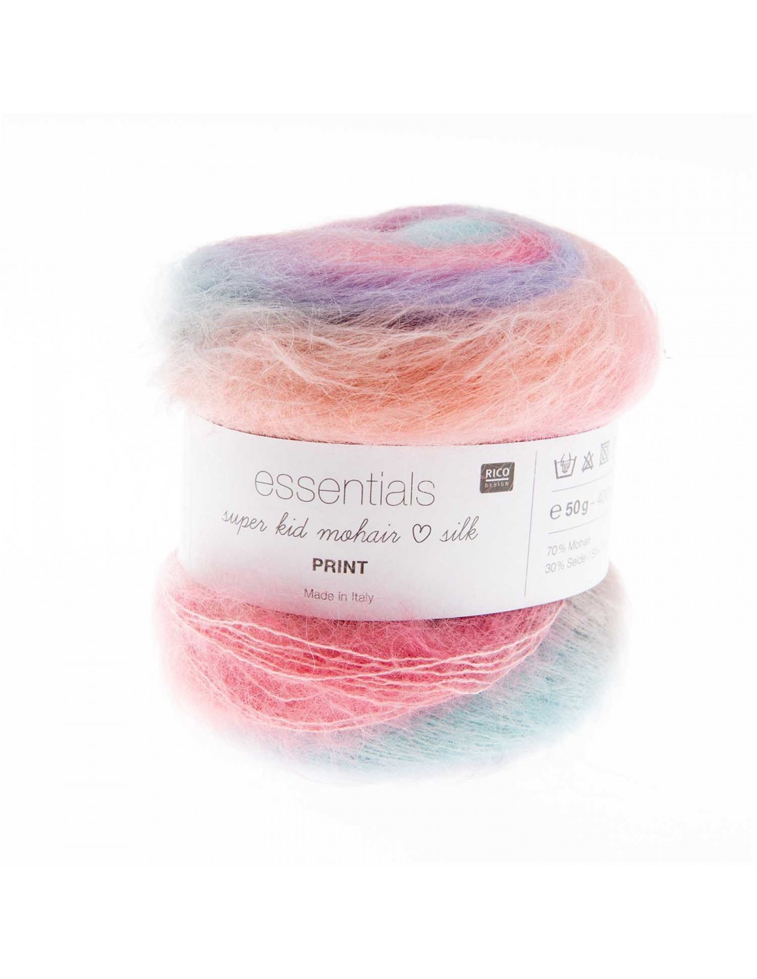 Laine Essentials super kid mohair print air : créez votre pull doudou aérien