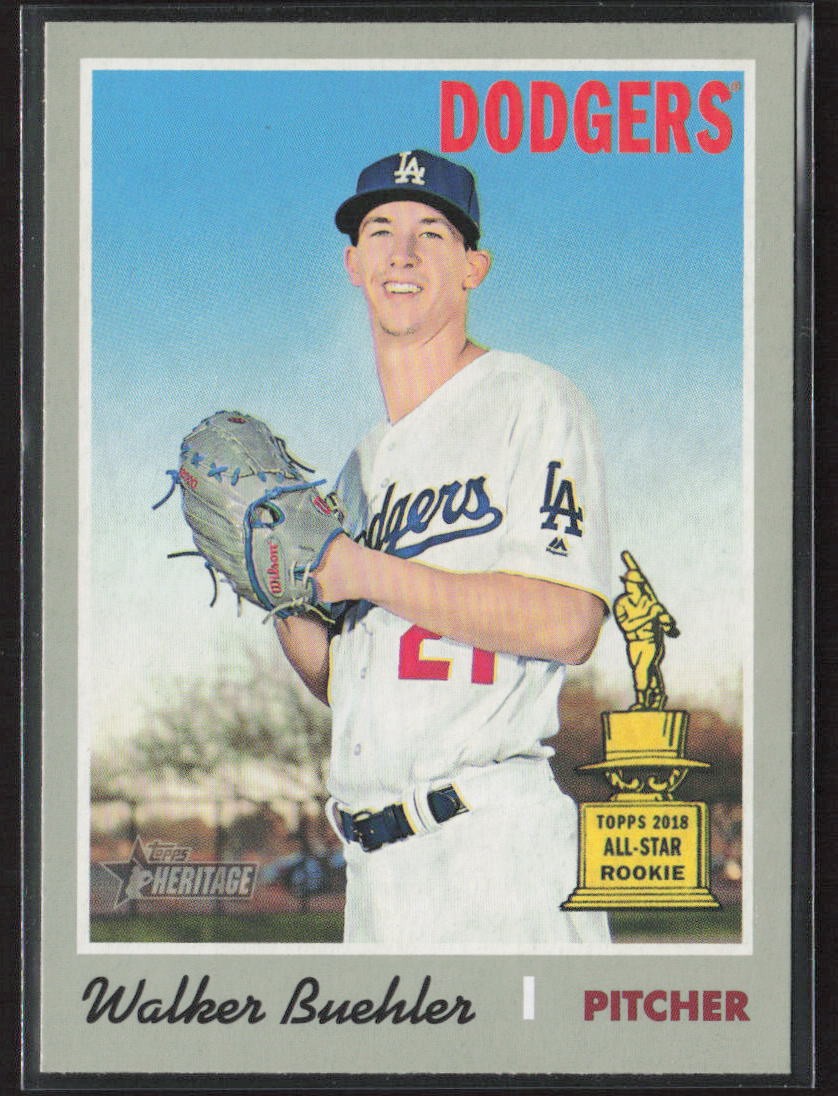 2019 Topps Heritage #427 Walker Buehler Short Print SP