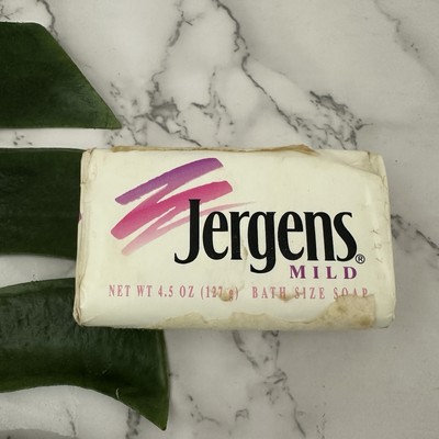 Jergens Mild Bar Soap Vintage 1991 Single Sealed Wrapped Bath Size 4.5 oz