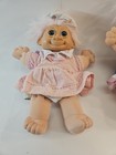 Set Of 2 Russ Troll Kidz Doll  12” Daisy Denim Pink Check Lace Dress Sailor — photo 2