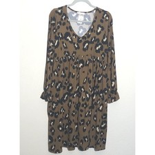 Unbranded Women's Brown and Black Dress
