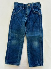 Vintage 80s Rustler Kids Jeans Classic Straight Leg Made in USA Size 5 Regular
