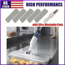 Spray Mop for Floor Cleaning with 5 Washable Pads Flat Floor Mop with Sprayer