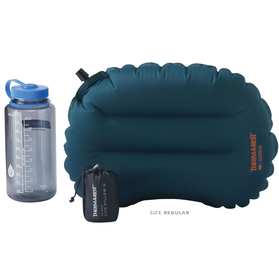 Almohada de camping ThermaRest Air Head Lite - Regular Deep Pacific Foto 2 de 4