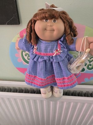 Vintage Cabbage Patch Kid HM15 Cornsilk Girl im Orginal Outfit 