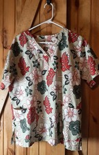 scrub tops women large