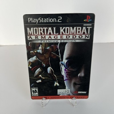 Mortal Kombat: Armageddon Premium Edition Kano Playstation 2 PS2 Steel Book SEAL