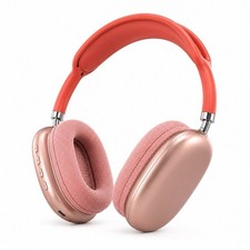 New P9 Headphones Noise Cancelling Bluetooth Earphones Red