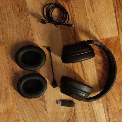 HyperX Cloud Flight Over-Ear Gaming-Headset USB-Dongle Boom-Mic schwarz/blau